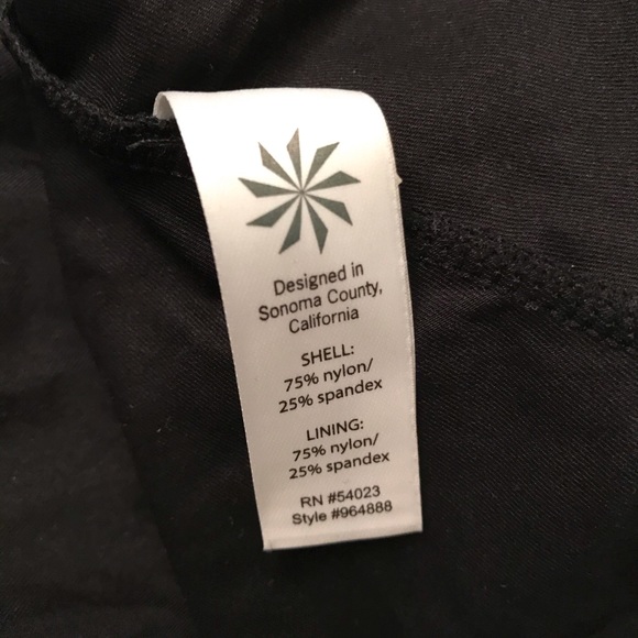 Athleta Knot Front Tankini, Black SZ SMALL #964888 - Picture 7 of 7